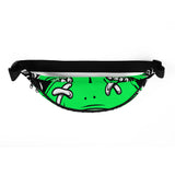 Green Smiley Fanny Pack
