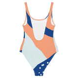 Abstract One-Piece Swimsuit