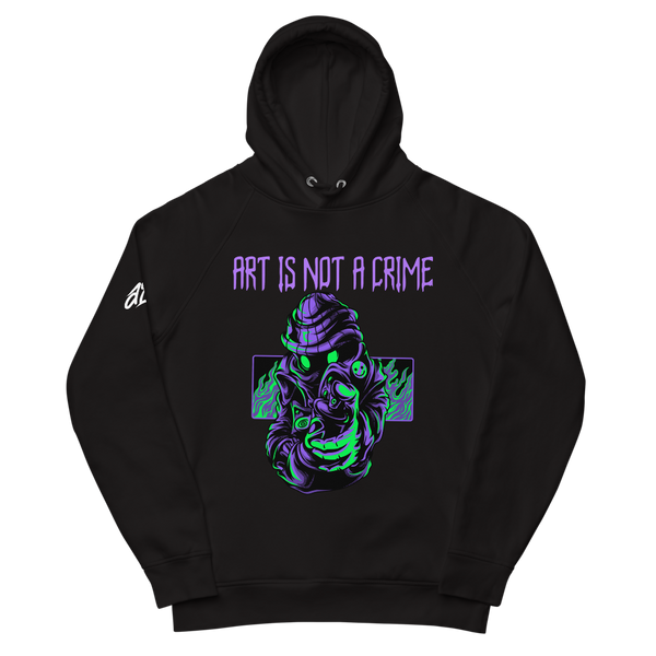 Art In Not A Crime pullover hoodie