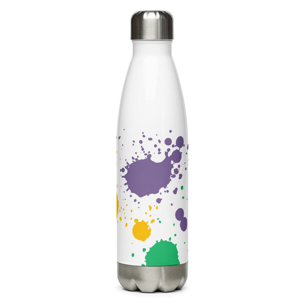 Paint Splatter Stainless Steel Water Bottle